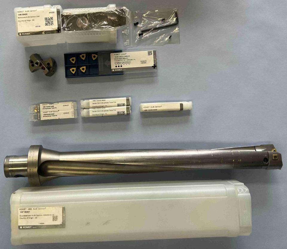 KOMET Wendeplattenbohrer/Vollbohrer / Ø40-Ø45 / V47 60401