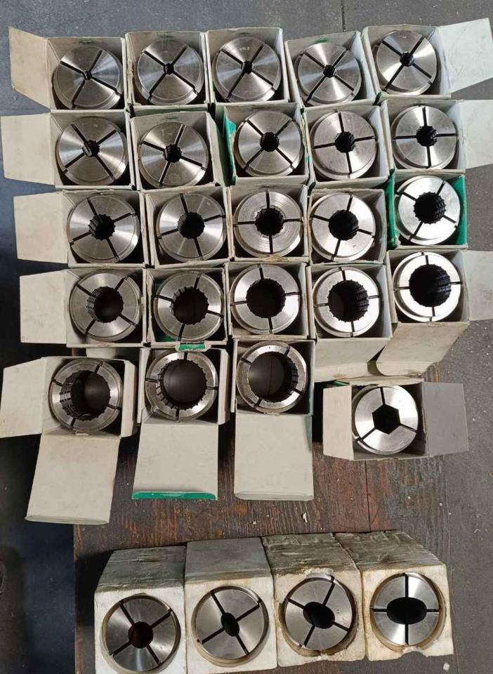 Druckspannzange 185 E DIN6343 / Paket mit 24 Stück / Ø10-Ø57