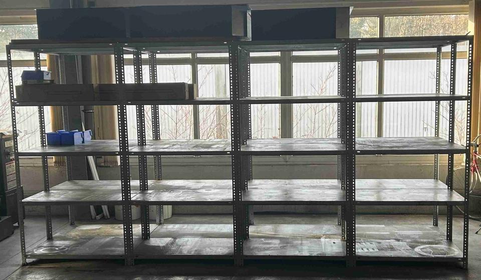 Steckregal / Schraubregal / 4000x1200x2000 mm