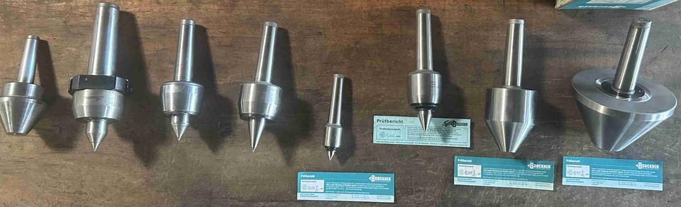 Mitlaufende Drehbankspitzen – MK3 – MK5 / Bruckner, Röhm u.a.