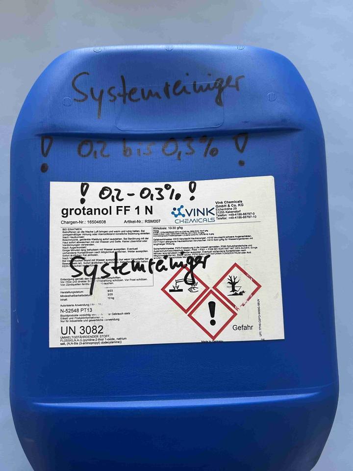 Systemreiniger grotanol FF 1 N – VINK Chemicals – 10 Liter