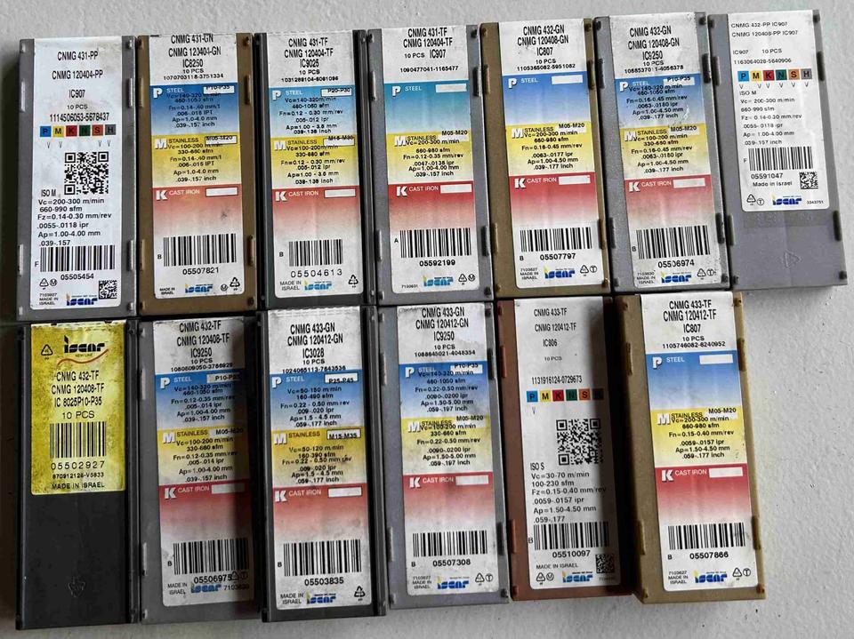 ISCAR Wendeschneidplatten CNMG-Pack 101x bzw. WNMG-Pack 76x